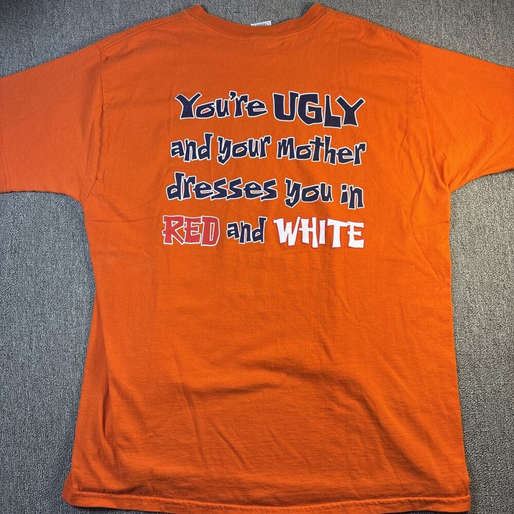 VTG 2001 University Of Illinois Homecoming Humor Shirt Orange XL
